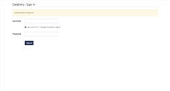 Desktop Screenshot of dataentry.pcog.org